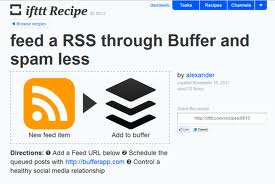Buffer app et IFTTT