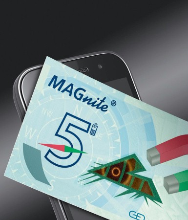Magnet et couleur des billets